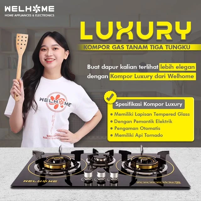 kompor welhome luxury