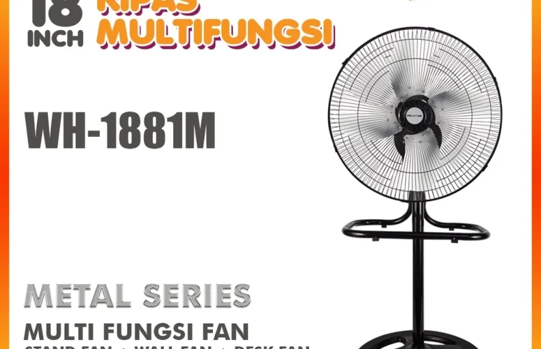 Welhome Kipas Angin Berdiri WH-1881M