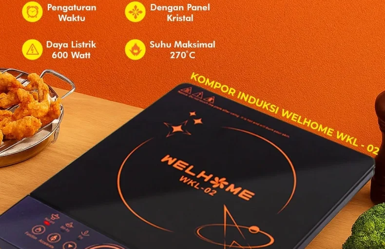 Kompor Induksi WELHOME Murah Harga Terbaru Hemat Listrik
