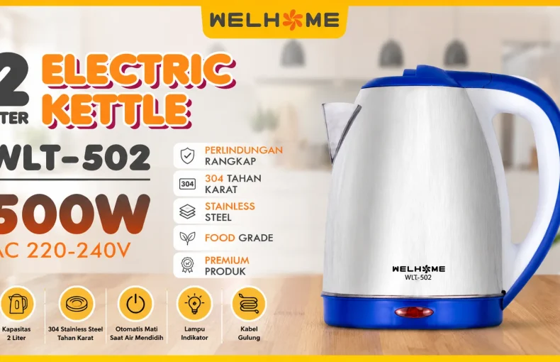 WELHOME-Teko-Listrik-2-Liter-WLT-502-Praktis-untuk-Memanaskan-Air