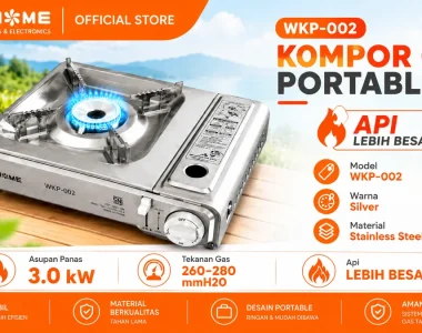 WELHOME WKP-002 Kompor Portable Wajib untuk Agenda Camping Keluarga yang Seru