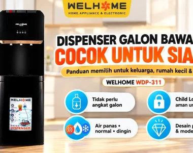 WELHOME WDP-311 Dispenser Galon Bawah & Tips Memilih Sesuai Kebutuhan Rumah